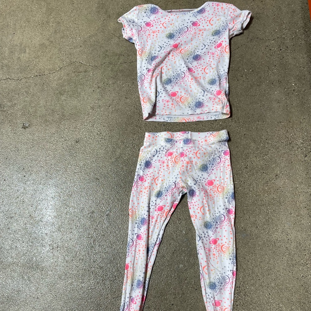GAP KIDS colorful space pajamas